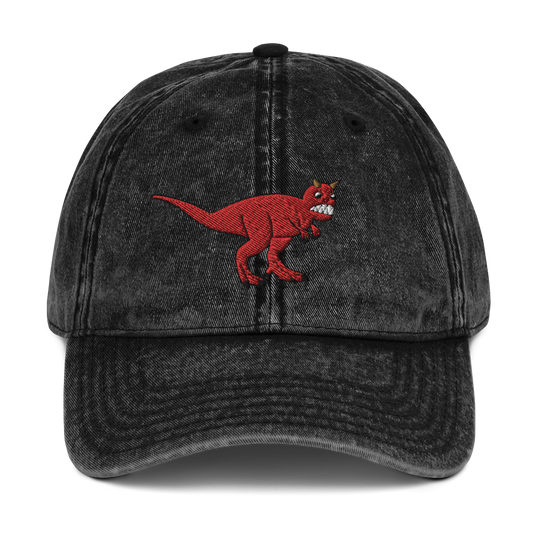 "Not our dino!" Vintage Cotton Twill Cap